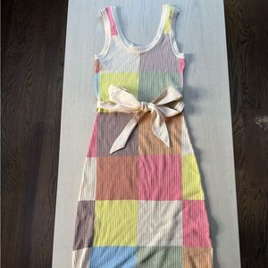 ZIMMERMANN Color Block Midi Dress